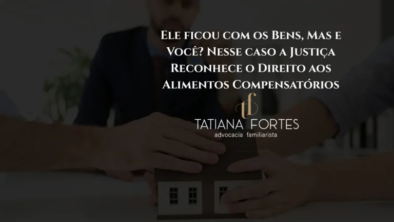 Ele ficou com os Bens, Mas e Você? Nesse caso a Justiça Reconhece o Direito aos Alimentos Compensatórios