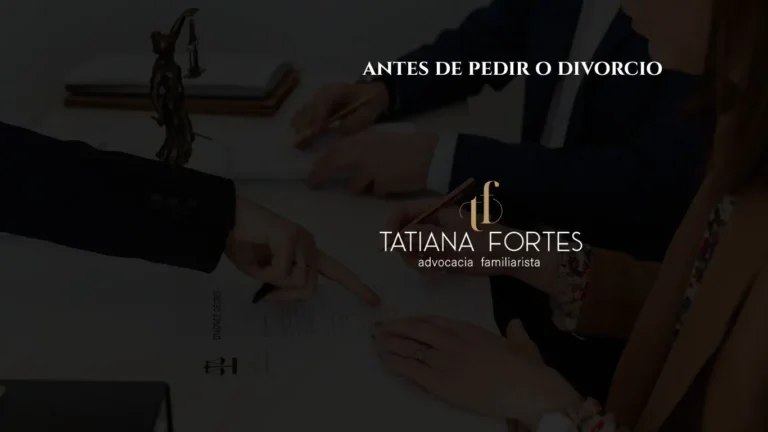 Antes de pedir o divorcio