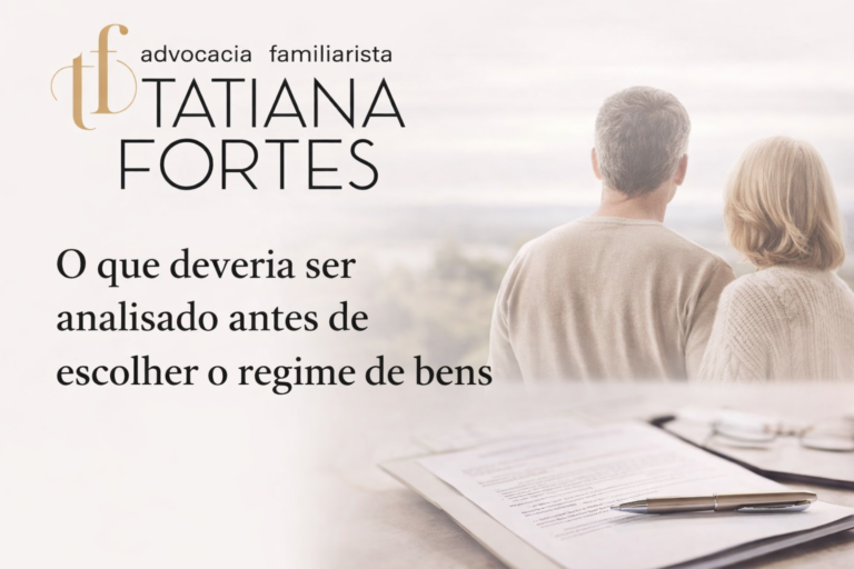 O que deveria ser analisado antes de escolher o regime de bens